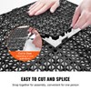 VEVOR Interlocking Tile 50PCS Black, Drainage Tiles 12" x 12"
