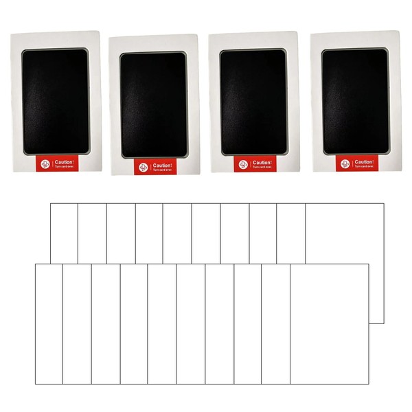 Paw Print Kit for Dogs, 4 Ink Pads with 20