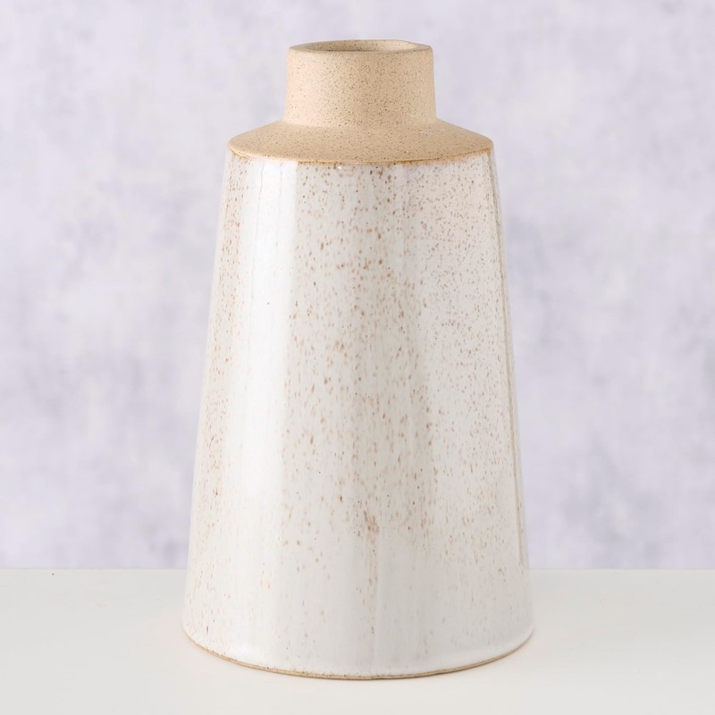 Boltze Catrinia 2026124 Vase (Container in Beige & Light Grey,