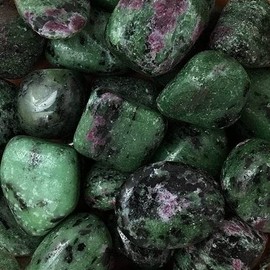 Ruby Zoisite Tumbled - Healing Stone - Crystal Healing 20-25mm (1)