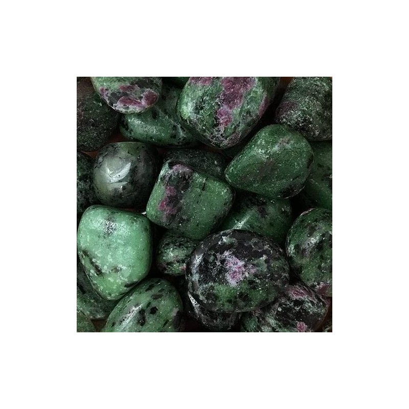 Ruby Zoisite Tumbled - Healing Stone - Crystal Healing 20-25mm