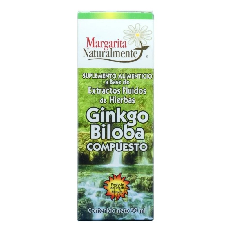 Ginkgo Biloba Compuesto Extracto 50 Ml Margarita Nat