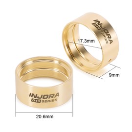 INJORA Brass Inner Clamp Rings 0.7" D19 Wheels