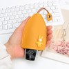 4 Pieces Cute Creative Retractable Key Case, Cartoon PU Leather