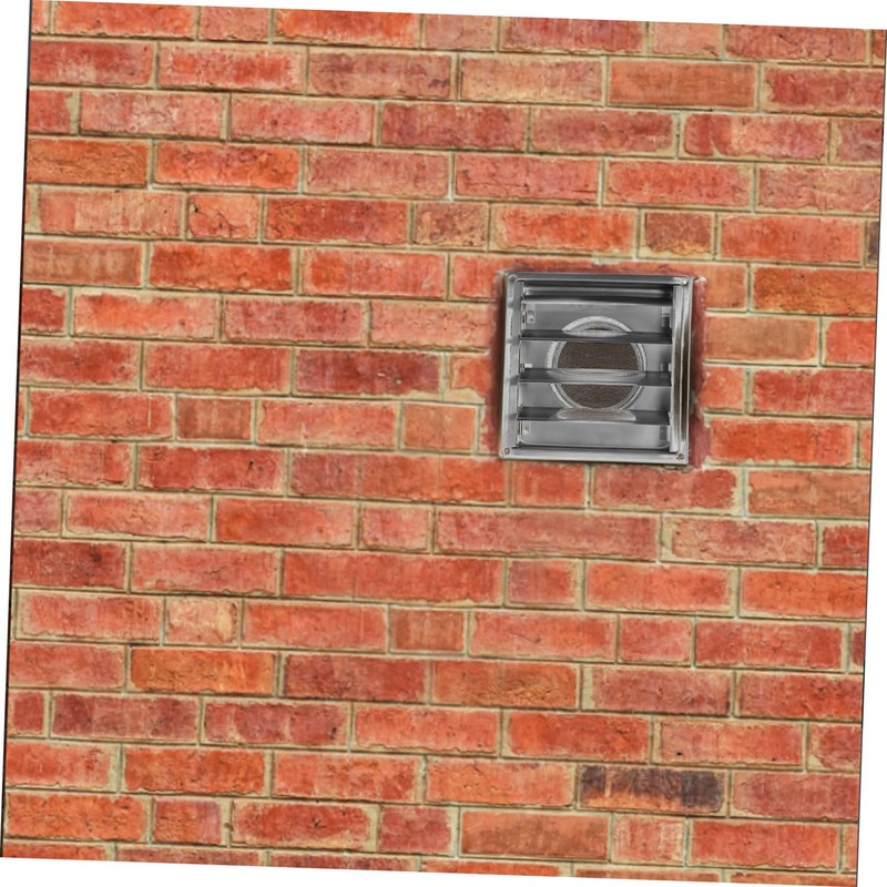 TEHAUX 1 Set Stainless Steel Exhaust Vent Hood Durable Wall