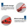 MYFAMIREA Heavy Duty Poly Strapping Tensioner and Cutter Manual Banding