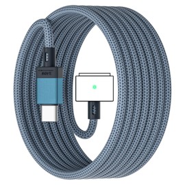 140W USB-C to Magnetic 3 Cable, Compatible with MacBook Pro 2021 M1 Pro & Max Chip 14" 16", MacBook Air 2022 2023 M2, MacBook Pro 2023 M2 Pro & Max Chip 14" 16", Safe 3 Cable for MacBook - 6.6ft