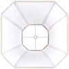 JERHOUS Beige Square Cut Corner Bell Lamp Shade Medium Lampshade