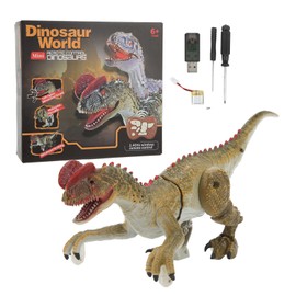 Remote Control Dinosaur Model 2.4G Realistic Walking Roaring Educational RC Dinosaur Toy for Kids Dilophosaurus