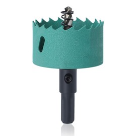 M42 Bi-Metal Hole Saw, Diameter 85 mm, Round Hole Drill Bit for Wood and Metal, Green Hole Opener for Steel, Cast Iron, Aluminium, Drywall, Plastics