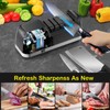 Secura 3-Stage Electric Knife Sharpener with 100% Diamond Abrasives and