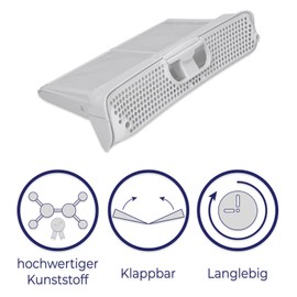 Lint Sieve Filter Bag Filter Compatible with Bosch Siemens Constructa Neff Balay IQ300 IQ390 IQ500 IQ700 IQ790 IQ800 IQ890 for Tumble Dryer 00656033 656033 White