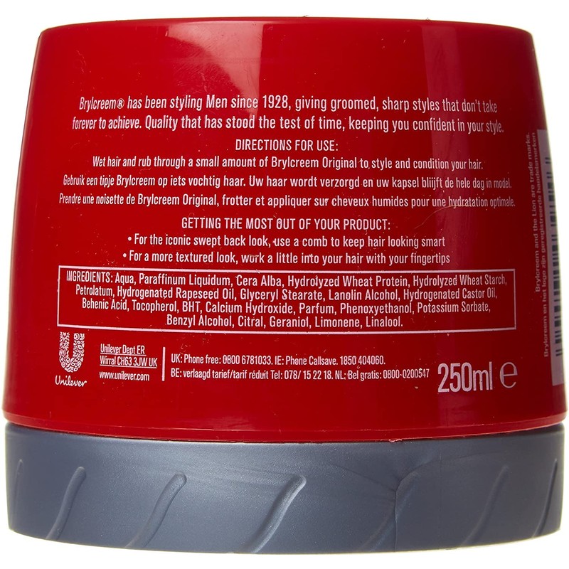 Brylcreem Protein Enriched Hair Styling Cream, 250ml