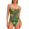 Women One Piece Swimsuit with Cover Up Sarong Wrap Bathing