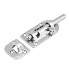 Tbest Door Bolt for Boats, Stainless Steel Door Latch Lock Bolt for Sliding Windows Boat Doors, Boat Doors, Bolt Lock Sliding Bolt (110 mm)
