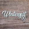 Melis Winter Time Decorative Lettering - Wooden Christmas Decoration in