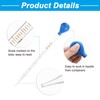 PATIKIL 5ml 10ml Glass Dropper Pipettes, 6pcs Lab Graduated Scaled