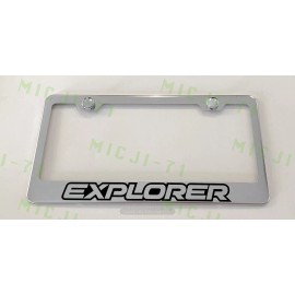 BLVD Explorer Stainless Steel License Plate Frame Holder Rust Free