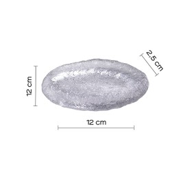 Gedy soap Dish, Resin, White, 11,8x11,8x2,5