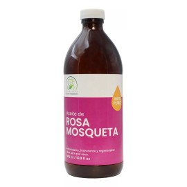 Productos Mart Mexico Aceite De Rosa Mosqueta 100% Virgen Puro Premium 500 Ml