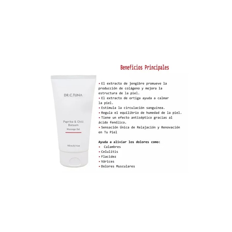 Gel Masaje Paprika & Chile Flacidez Y Celulitis 150ml