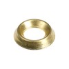 TIMCO Screw Cups Electro Brass - To fit 8 Gauge