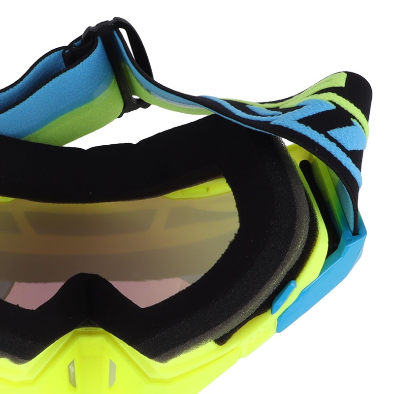 DAUZ Motocross Goggles TPU Motorcycle Goggles Clear Vision for Travel