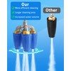 ULXIOM 4-in-1 Pressure Washer Turbo Nozzle, 1/4" Quick Connector, 360