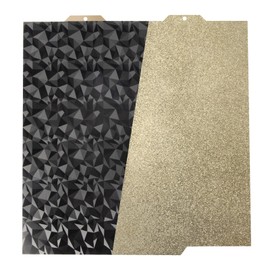 YIBEICO Double Sided Build Plate for Bambu Lab A1 Mini 3D Printer Build Sheet Heated Bed Spring Steel Flexible Platform 183.5X183.5MM (Smooth PEO + Textured PEI)