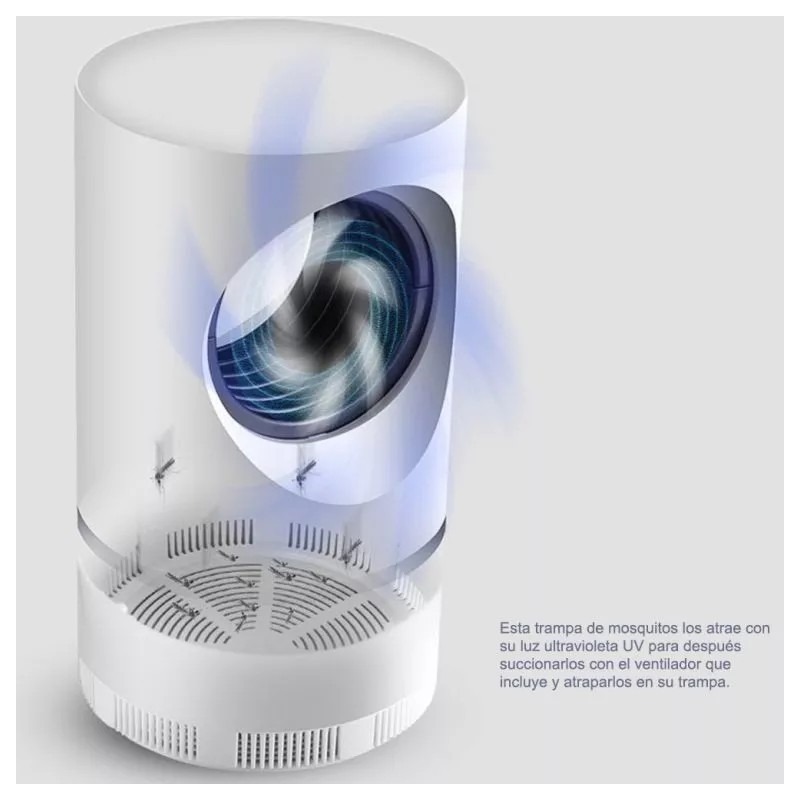 Ele-Gate 2 Piezas Lámparas Repelentes Mata Mosquitos Eléctrica Luz Uv