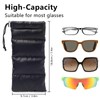 Face Shadow Super Soft Glasses Case with Cleaning Cloth Eyeglasses