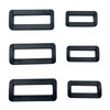 3/4 inch Rectangle Plastic Dee Ring D Webbing Belt Ribbon