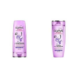 LOréal Paris Acondicionador Hidra Hialurónico Elvive 370 ml  Shampoo Hidra Hialurónico 370 ml