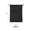 Pack of 3 Portable Drawstring Bag, Storage Bag with Double