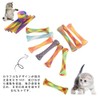LKCCTK 20pcs Cat Spring Tubes Colorful Spring Toys for Lack
