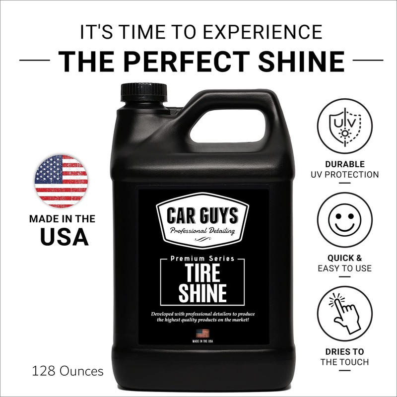 CAR GUYS Tire Shine 1 Gallon Refill | The Perfect
