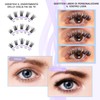 Syloripha Cluster Lashes Individual Lashes D Curl Professional Lash Extension,