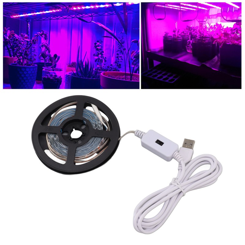 LED Grow Lamp Full Spectrum 3 Meters Dimming Induction Plant