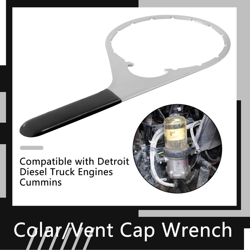 AFEISOL 6 Inch Colar/Vent Cap Fuel Filter Wrench for 380134