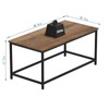SAYGOER Coffee Table Simple Modern Rectangular Center Table Open Space