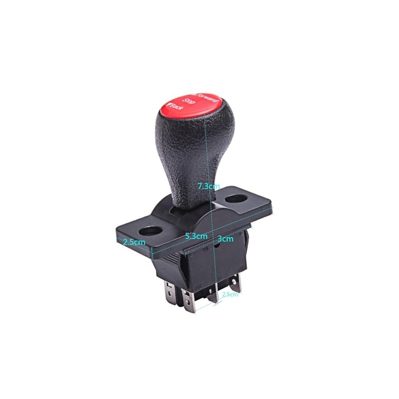 Forward, Stop, Reverse Handle Gear Self Reset Switch for Children