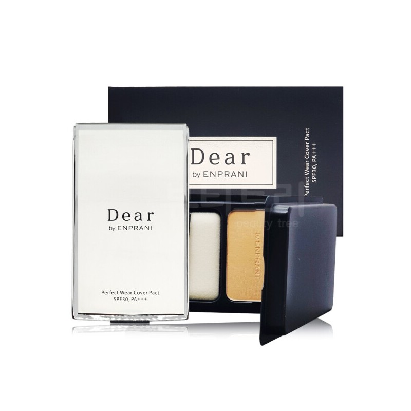 Dear by Enprani Perfect Wear Cover Pact + Refill /