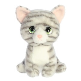Aurora, 33754, Petites Misty Grey Tabby Cat, 7In, Soft Toy