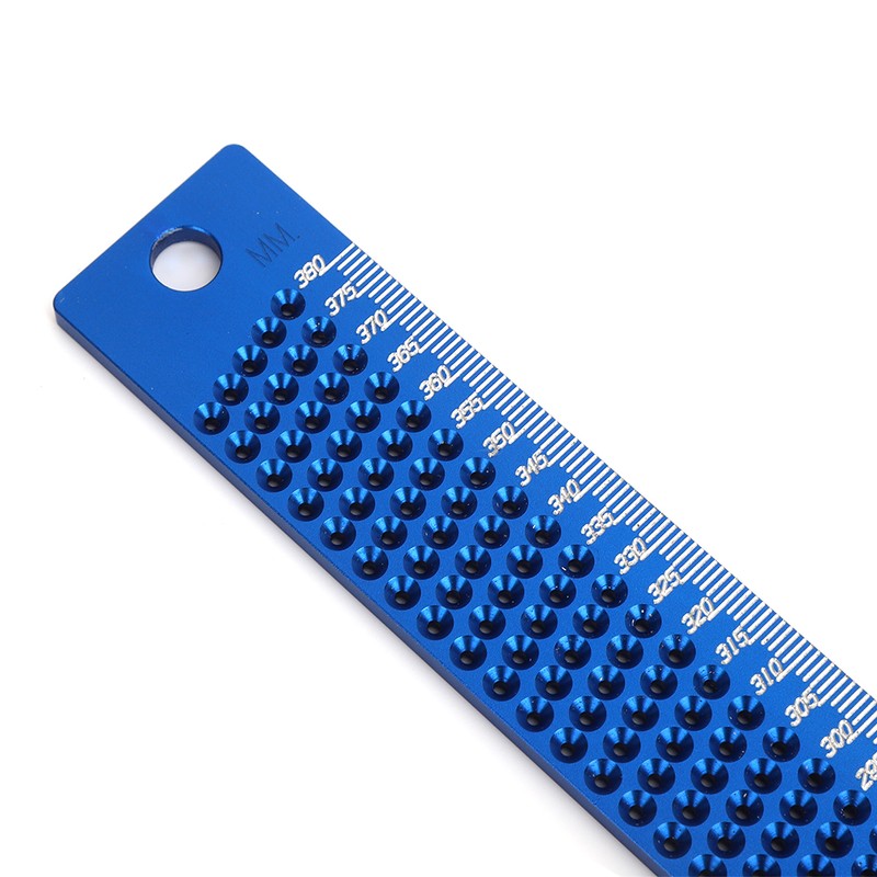 Hole Ruler Aluminum Alloy Multifunctional T Type Square Woodworking Measuring