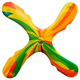 Kid-Friendly Boomerangs for Indoor or Outdoor Play, Colorful Designs, 25-30 Yard Flight Radius (Decorated Sedona Boomerang - RH, Decorated Sedona Boomerang, 608153504545)