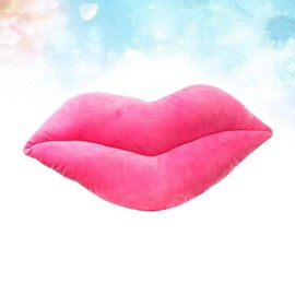 HOLIDYOYO 3D Lip Throw Pillow 50 cm Hot Lips Decorative Pillow Soft Cute Pillow Kiss Pillow Bolster for Bed Living Room
