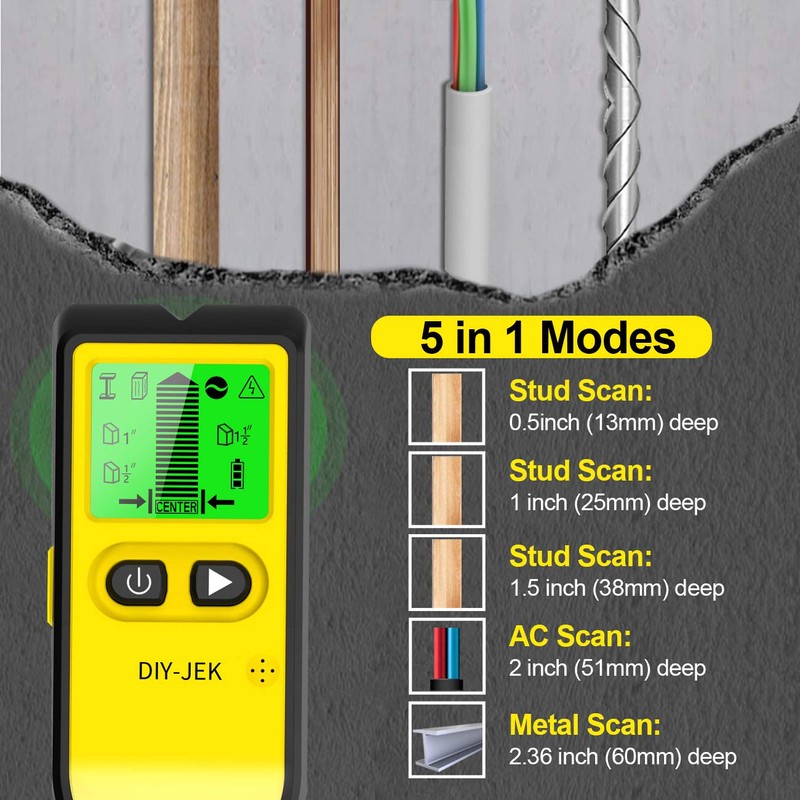 Stud Finder Sensor Wall Scanner, 5 in 1 Upgraded Electronic