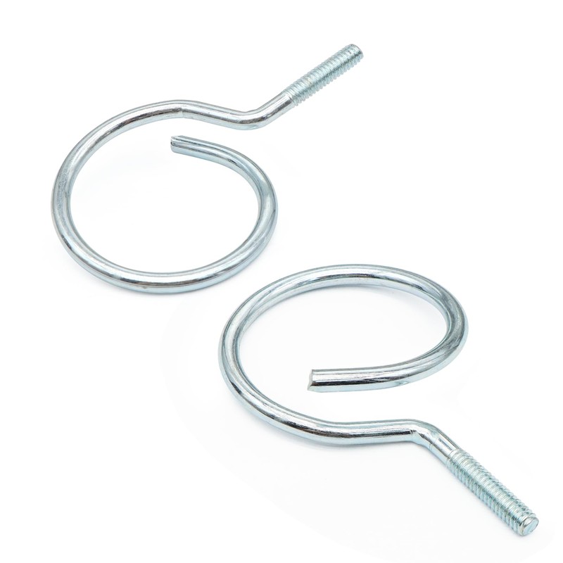 Xadnitu 100 Pieces 2" Diameter Threaded Bridle Rings, Heavy Duty