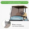 10L0L Golf Cart Windshield for Club Car Precedent 2004-Up, Tempo,