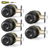 Lanwandeng 5 Pack Interior Door Knobs for Bedroom or Bathroom